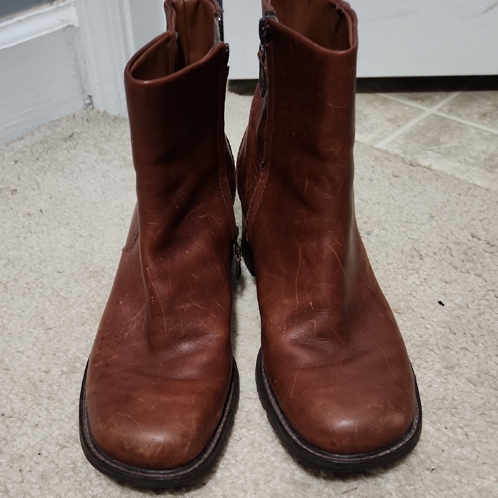 Timberland Chestnut Leather Boots